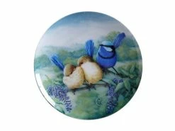 Birds of Australia 10 year Anniversary Plate 20cm Splendid Fairy Wren