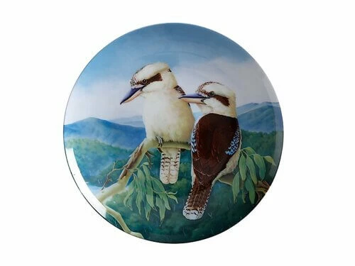 Birds of Australia 10 year Anniversary Plate 20cm Kookaburra