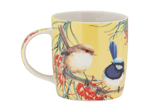 Katherine Castle Bird Talk Mug 370ML Superb Fairy-wrens Gift Boxed - Image 2