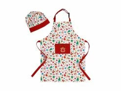 Kasey Rainbow Sparkly Season Children's Apron & Chef Hat Set