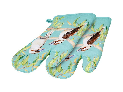 Katherine Castle Bird Talk Oven Mitt Kookaburras - Image 2
