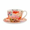 Gabby Malpas Posey Breakfast Cup & Saucer 400ML Japonica Joy Gift Boxed