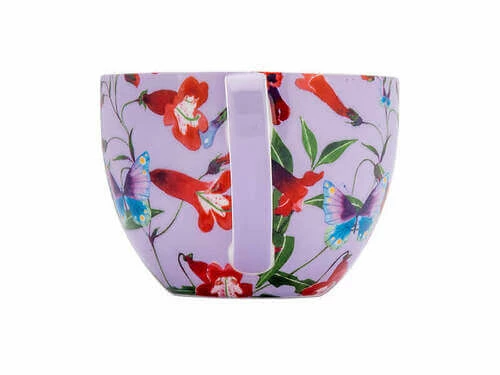 Gabby Malpas Posey Breakfast Cup & Saucer 400ML Perennial Penstemons Gift Boxed - Image 3