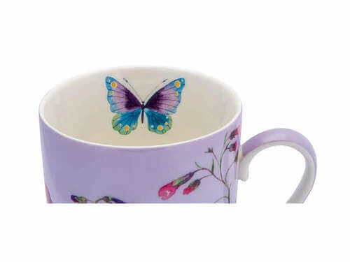 Gabby Malpas Posey Mug & Coaster Set Perennial Penstemons Gift Boxed - Image 2