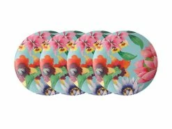 Balinese Garden Bamboo Plate 20cm Set of 4