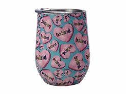 Kasey Rainbow Be Kind Double Wall Insulated Tumbler 350ML Hearts